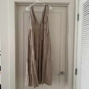 House of Harlow 1960 Plunge V Neck Maxi Dress